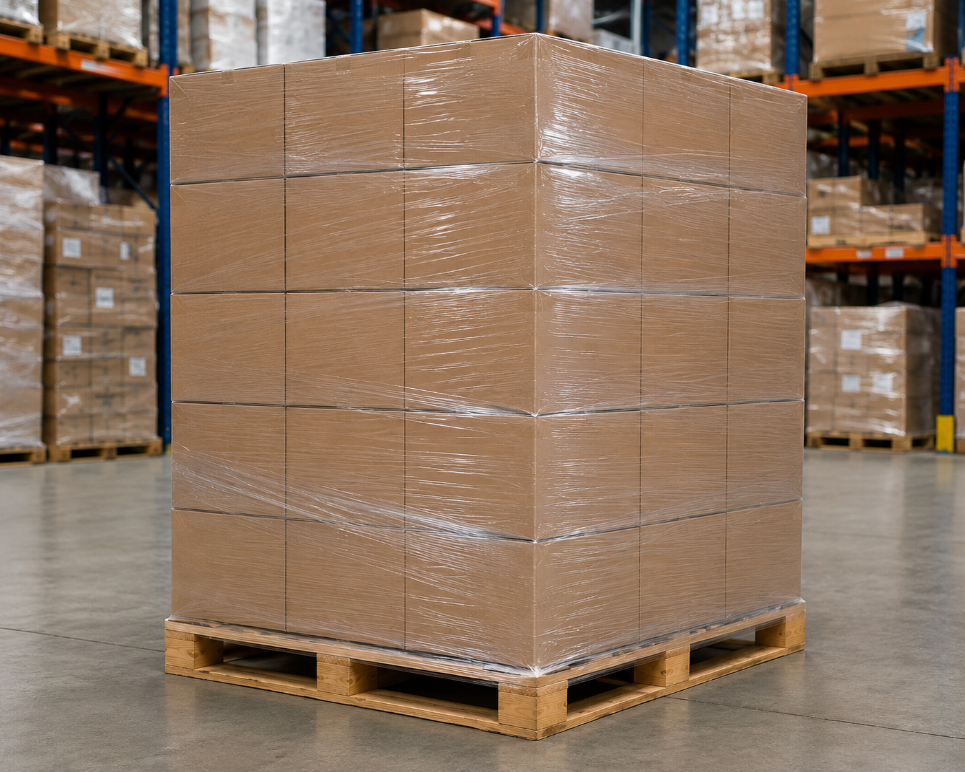 Stretch Film Clear 18" x 1200 ft – 80 Gauge (4 Rolls per Case)