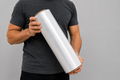 Stretch Film Clear 18" x 1000 ft – 80 Gauge 4 Rolls per Case